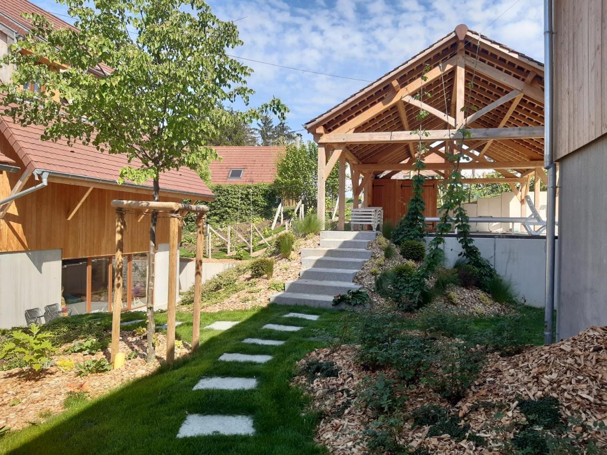 Les Granges Modernes Villa Bruebach Exteriör bild